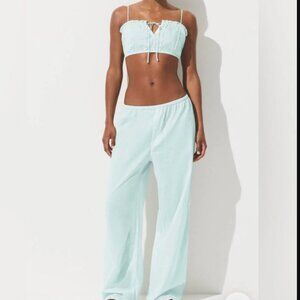 BNWT - SKIMS COTTON VOILE LOOSE PANT - FROST BLUE